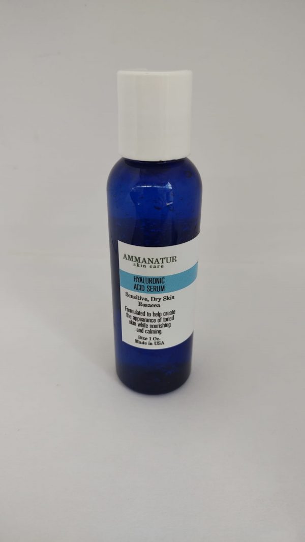 Hyaluronic Acid Facial Serum 20z A premium, antioxidant-rich facial serum formulated with DMAE and vegan OptiMSM™ to support youthful, balanced, and refined skin
