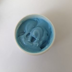 Superfood  Blue  Cream Masque 4 0z,A hydrating mask formulated with  Blue algae and charcoal to clarify and smooth skin. for all skin types