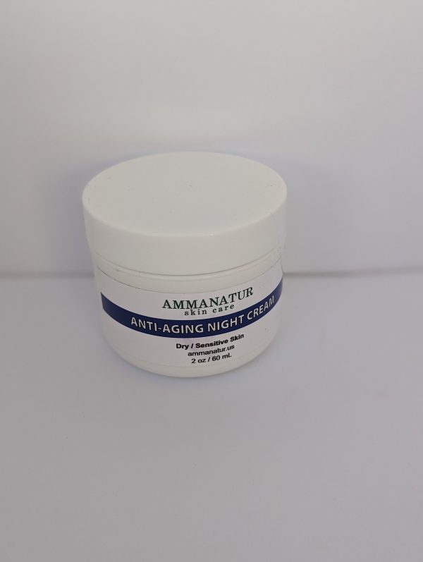 Night Cream 2oz. Smooths the appearance of fine lines Replenishes nourishing lipids, Provides 24 hour hydration. Ideal for mature, dry skin Deeply hydrates skin